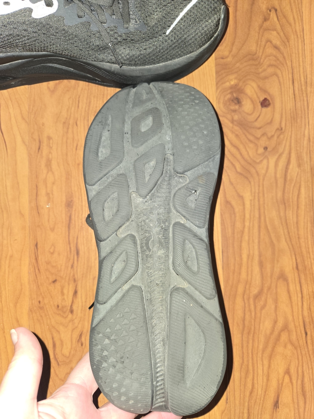 Hoka Black Athletic Running Shoes - Picture 3 of 6